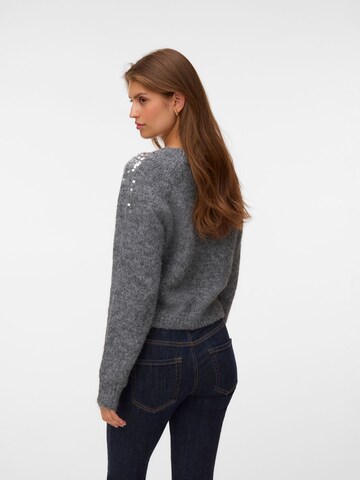 VERO MODA Sveter 'VMNovah' - Sivá
