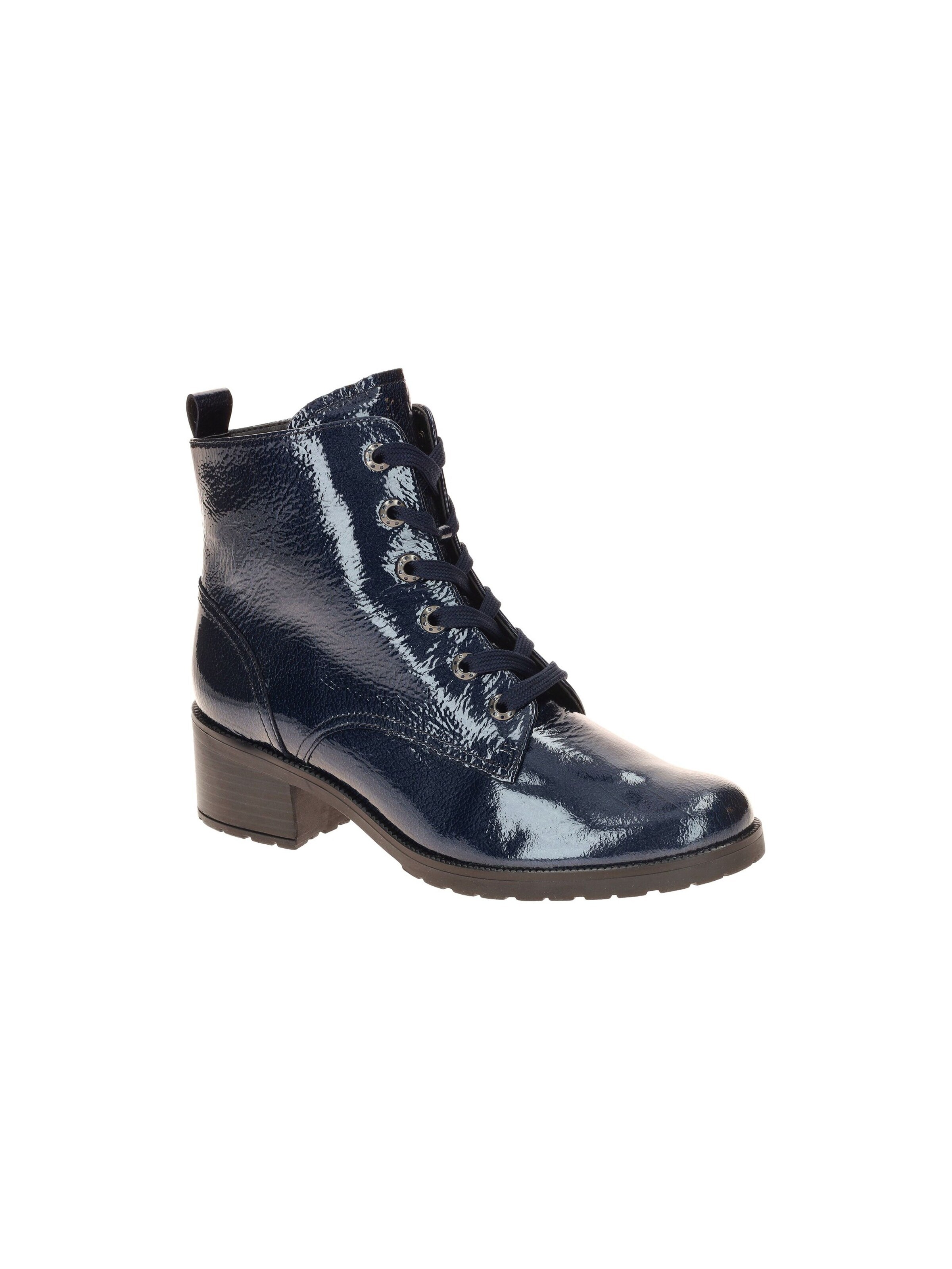 GABOR Schnürstiefelette in Blau: Vorderseite