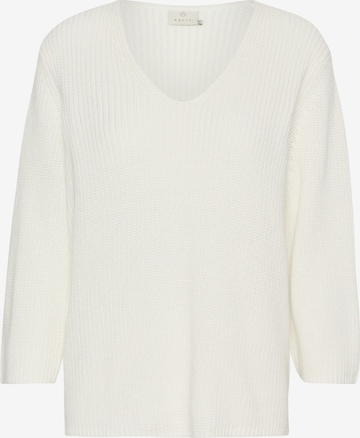 Kaffe Pullover 'Merian ' i hvid: forside