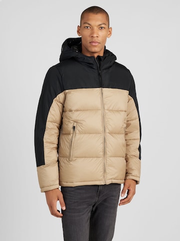 Veste mi-saison 'Legacy' Champion Authentic Athletic Apparel en beige : devant