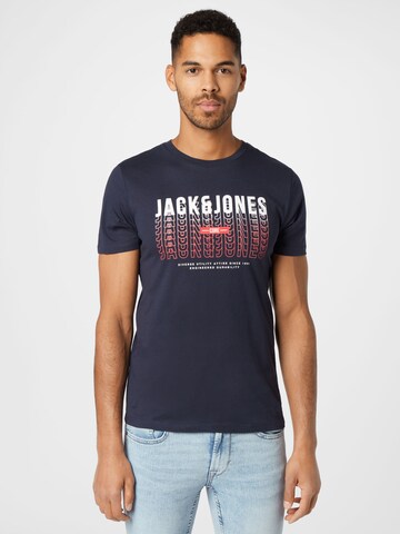 JACK & JONES Shirt 'Cyber' in Blau: Vorderseite