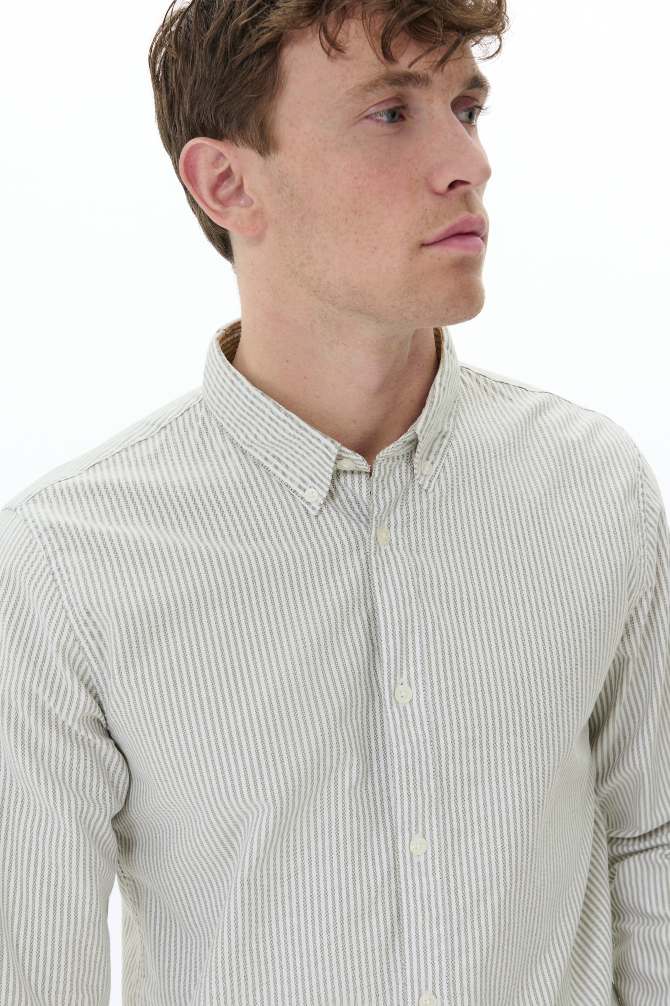 Coupe regular Chemise 'Trostol' Matinique en vert
