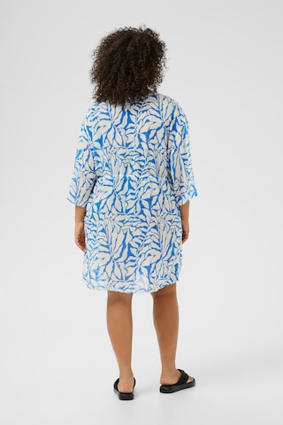 KAFFE CURVE Kimono 'Lea' – modrá