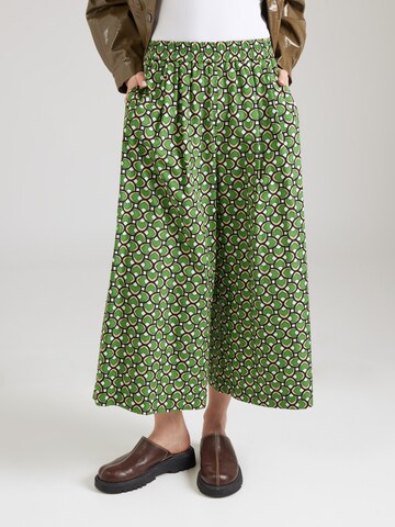 Wide leg Pantaloni 'VIRGIN' di Weekend Max Mara in verde: frontale