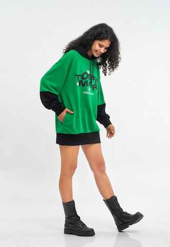 Sweat-shirt Tom Barron en vert