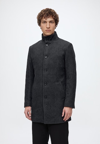 Bruun & Stengade Between-Seasons Coat 'Ontario' in Grey: front