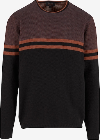 Pull-over 'Jaluf' INDICODE JEANS en noir : devant