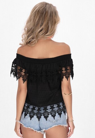 IZIA Блузка 'Boho' в Черный