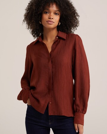Chemisier WE Fashion en rouge : devant