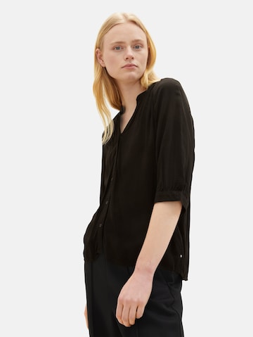 TOM TAILOR DENIM Blouse in Black