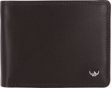 Porte-monnaies 'Polo' GOLDEN HEAD en noir : devant