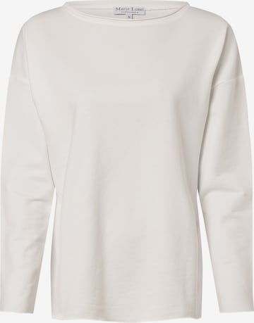 Sweat-shirt Marie Lund en blanc : devant