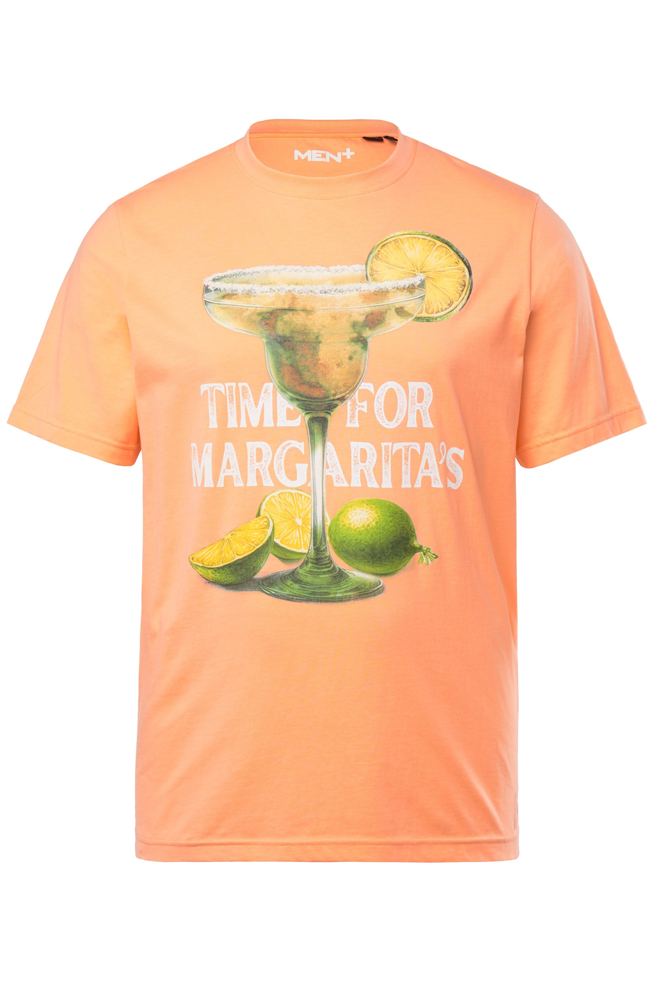 Men Plus T-Shirt in Orange: Vorderseite