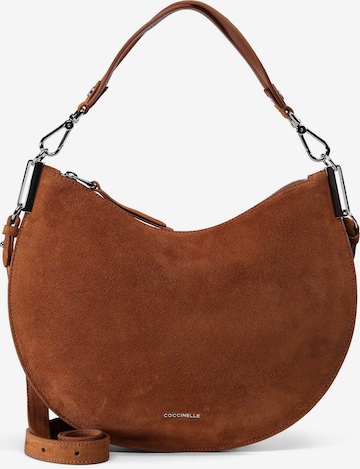 Coccinelle Shoulder Bag 'Sunup' in Brown: front