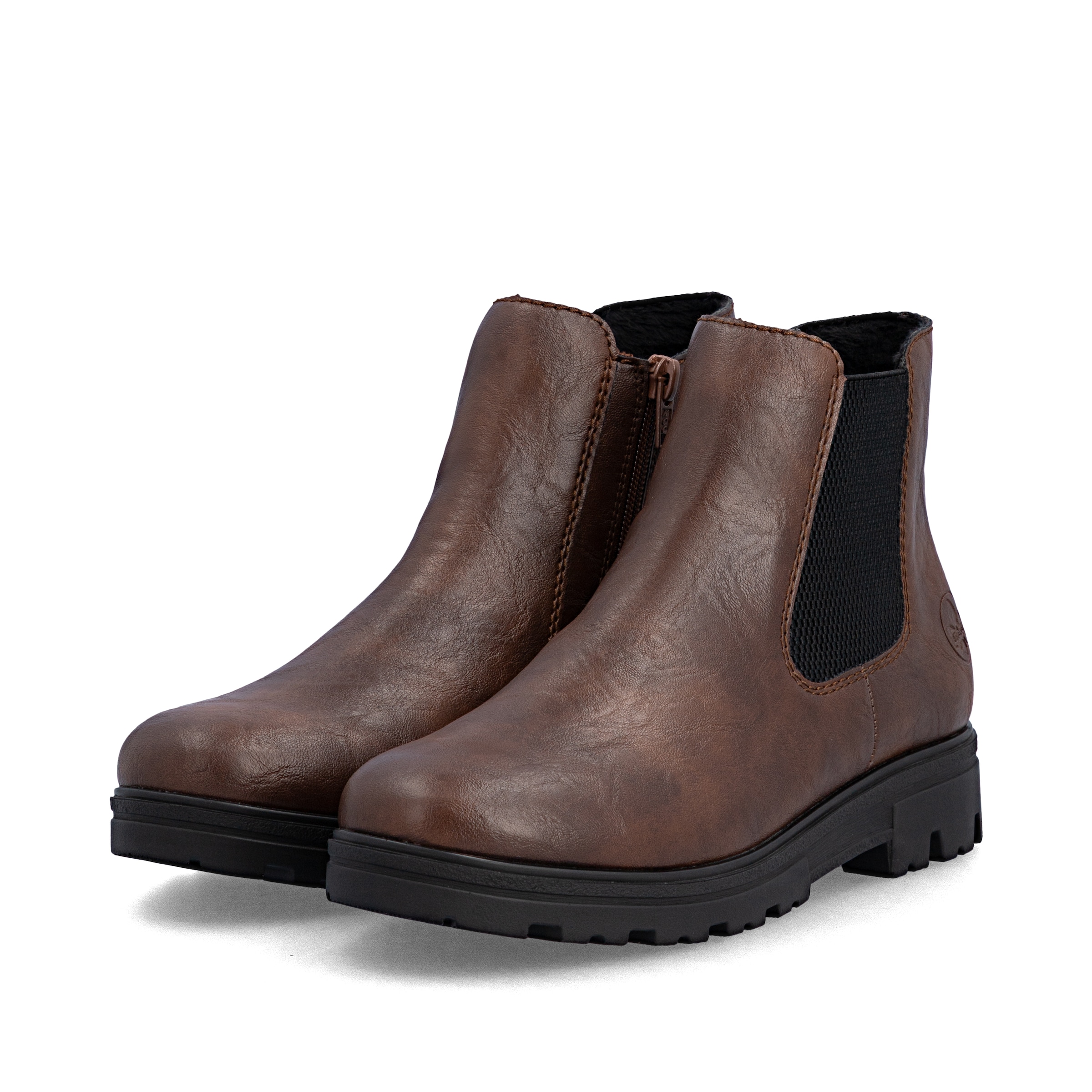 Chelsea Boots Rieker en marron