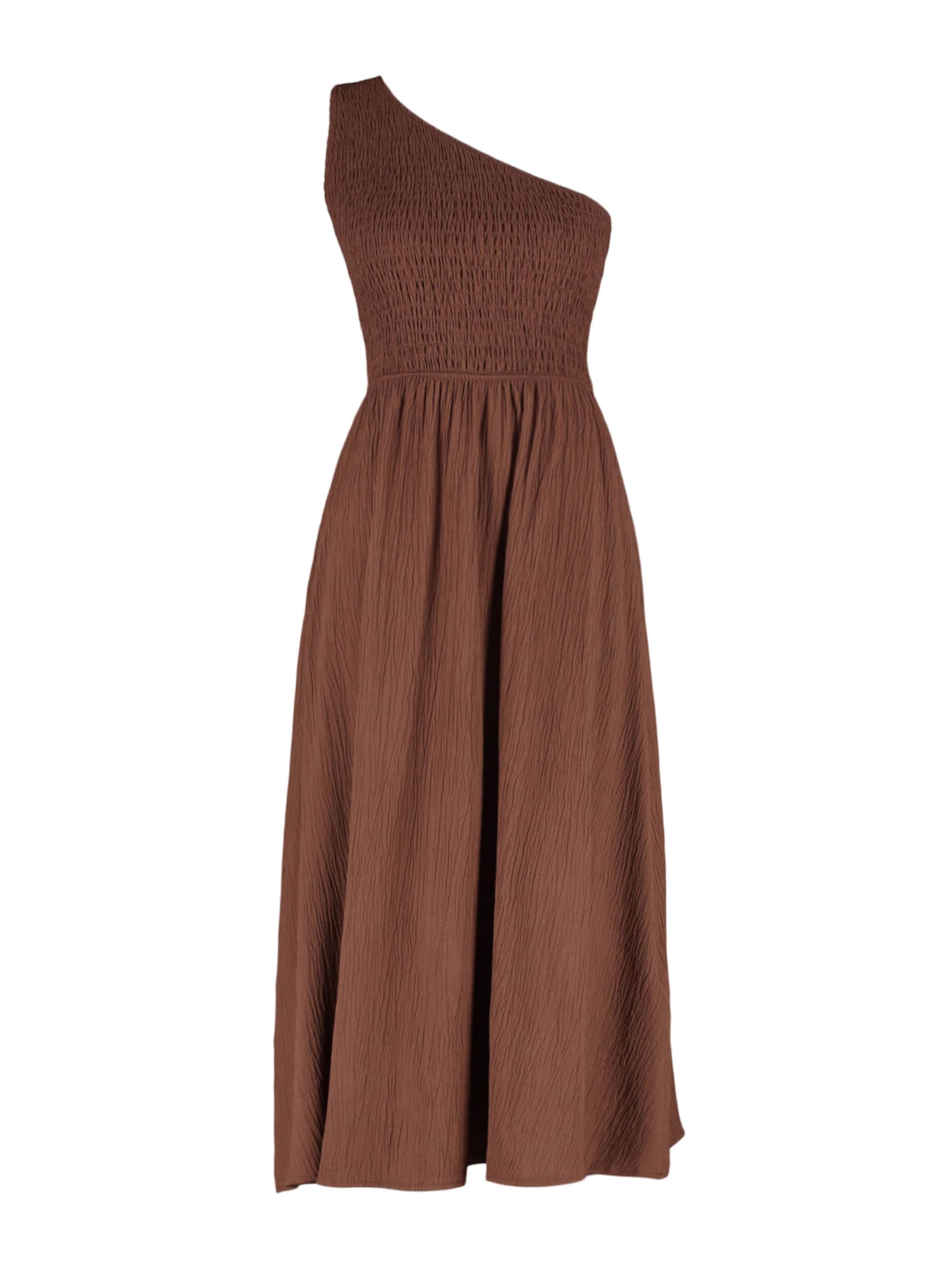 brūns Trendyol Kleita: no priekšpuses