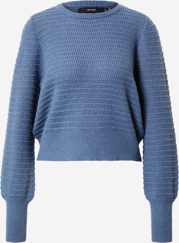 VERO MODA Sweater 'PLENTY' in Blue: front