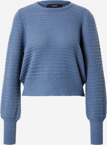 VERO MODA Trui 'PLENTY' in Blauw: voorkant