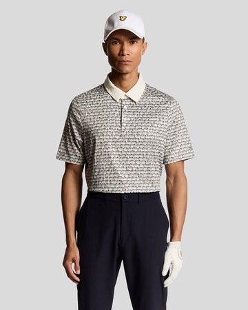 Lyle & Scott Shirt 'Golf Divot' in Wit: voorkant