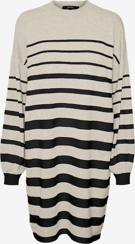 VERO MODA Pletené šaty 'Rain' - Béžová: predná strana