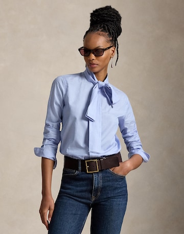 Camicia da donna di Polo Ralph Lauren in blu: frontale