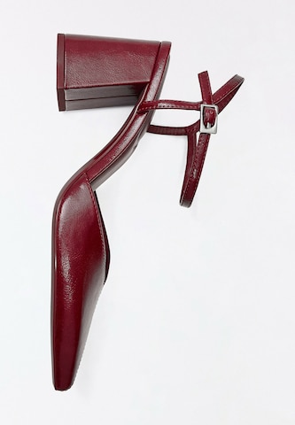 Bershka Slingback pumps i röd