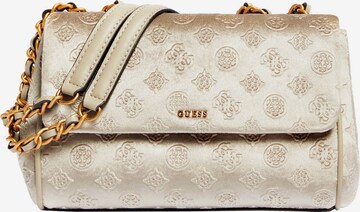 Sac bandoulière 'Inia' GUESS en beige : devant