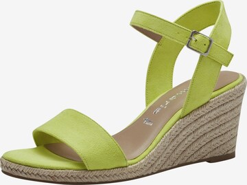 TAMARIS Sandals in Green: front