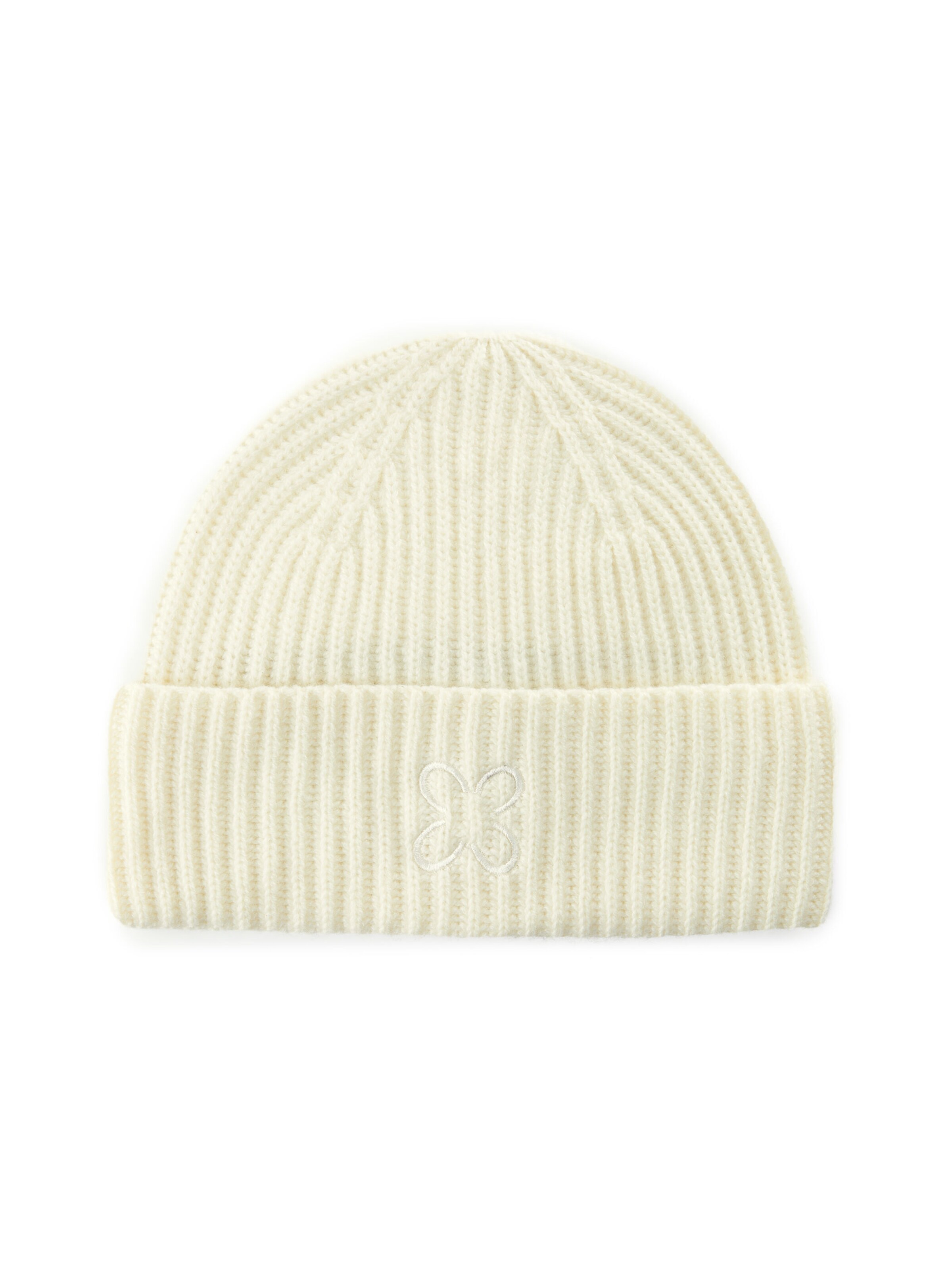 CODELLO Beanie in White: front