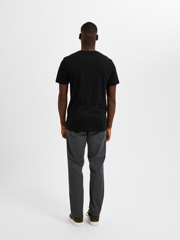 SELECTED HOMME T-Shirt 'Axel' in Schwarz