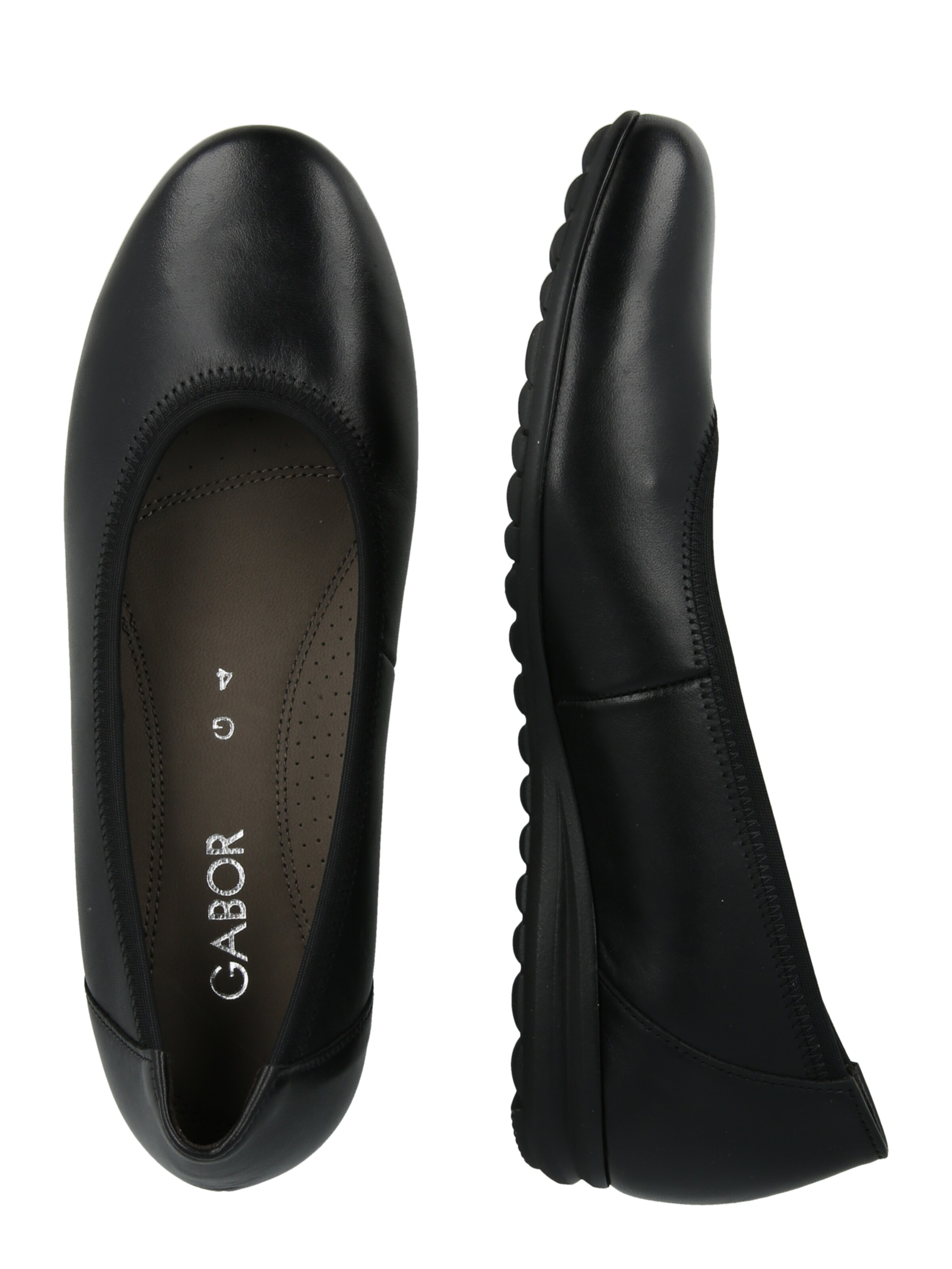 GABOR Ballerina in Schwarz