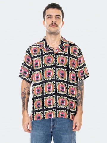 Fit confort Chemise 'Pop Top' HUF en mélange de couleurs