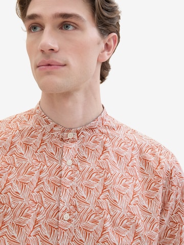 TOM TAILOR Regularny krój Koszula w kolorze pomarańczowy