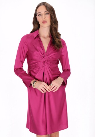 faina Kleid in Pink: Vorderseite
