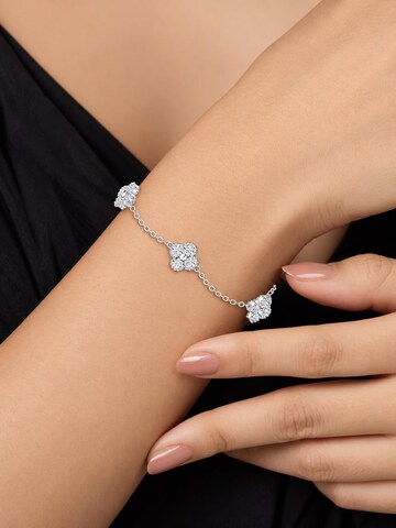 sidabrinė LanLivia Apyrankė 'Moissanite'