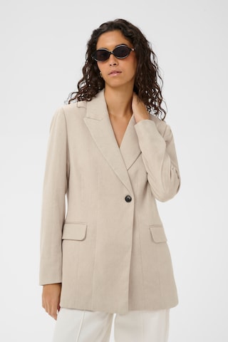 SOAKED IN LUXURY Blazers 'SLSofia' in Beige: voorkant