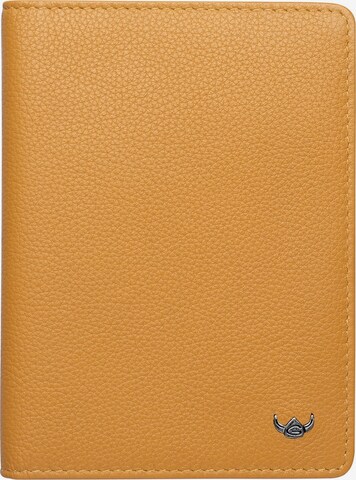 GOLDEN HEAD Wallet 'Madrid ' in Yellow: front