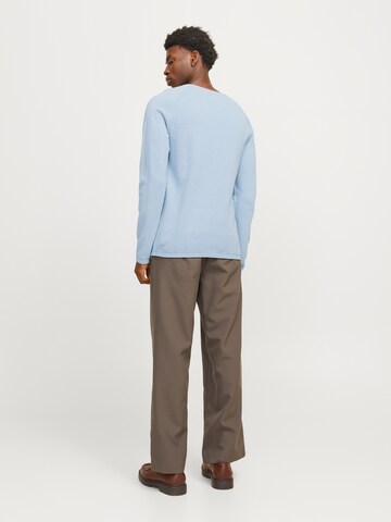 JACK & JONES Klasický střih Svetr 'JJEHill' – modrá