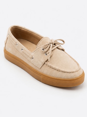ANK Select Mocassins 'Casual' in Beige: voorkant