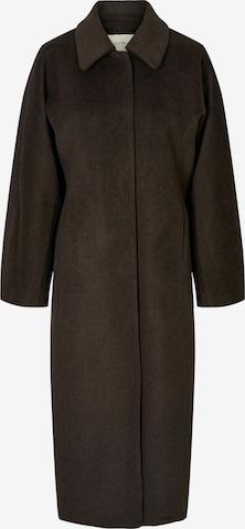 Manteau mi-saison ' Bianca ' RUE de FEMME en marron : devant