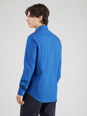Michael Kors Slim Fit Hemd in Blau: Rückseite