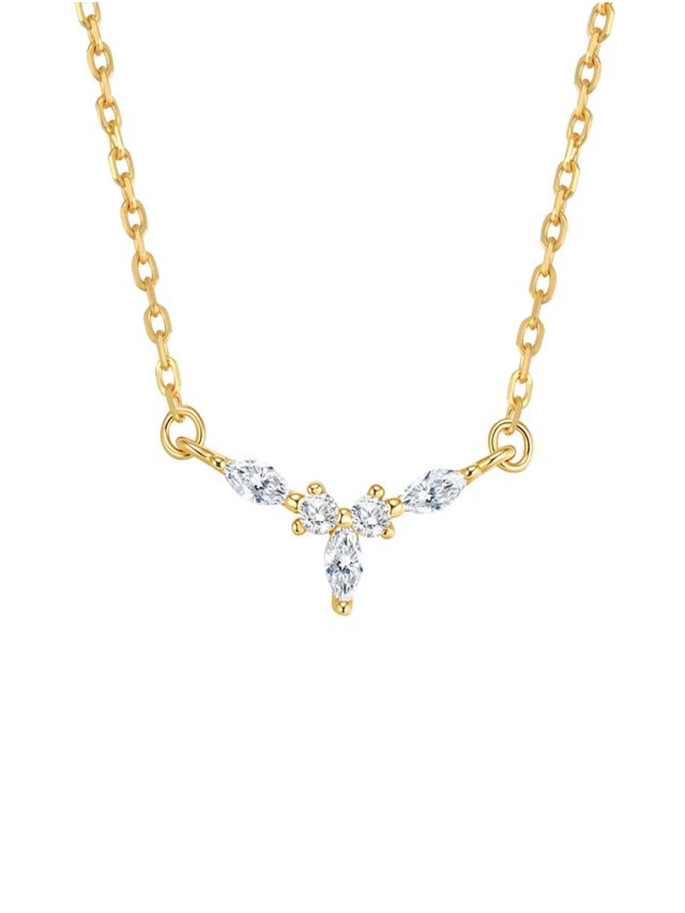 Hey Happiness Ketting 'Crown Spark' in Goud