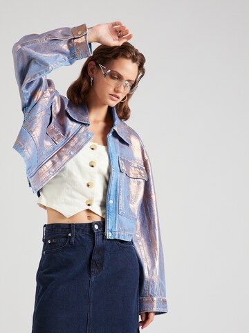 Calvin Klein Jeans Kurtka przejściowa w kolorze niebieski: przód