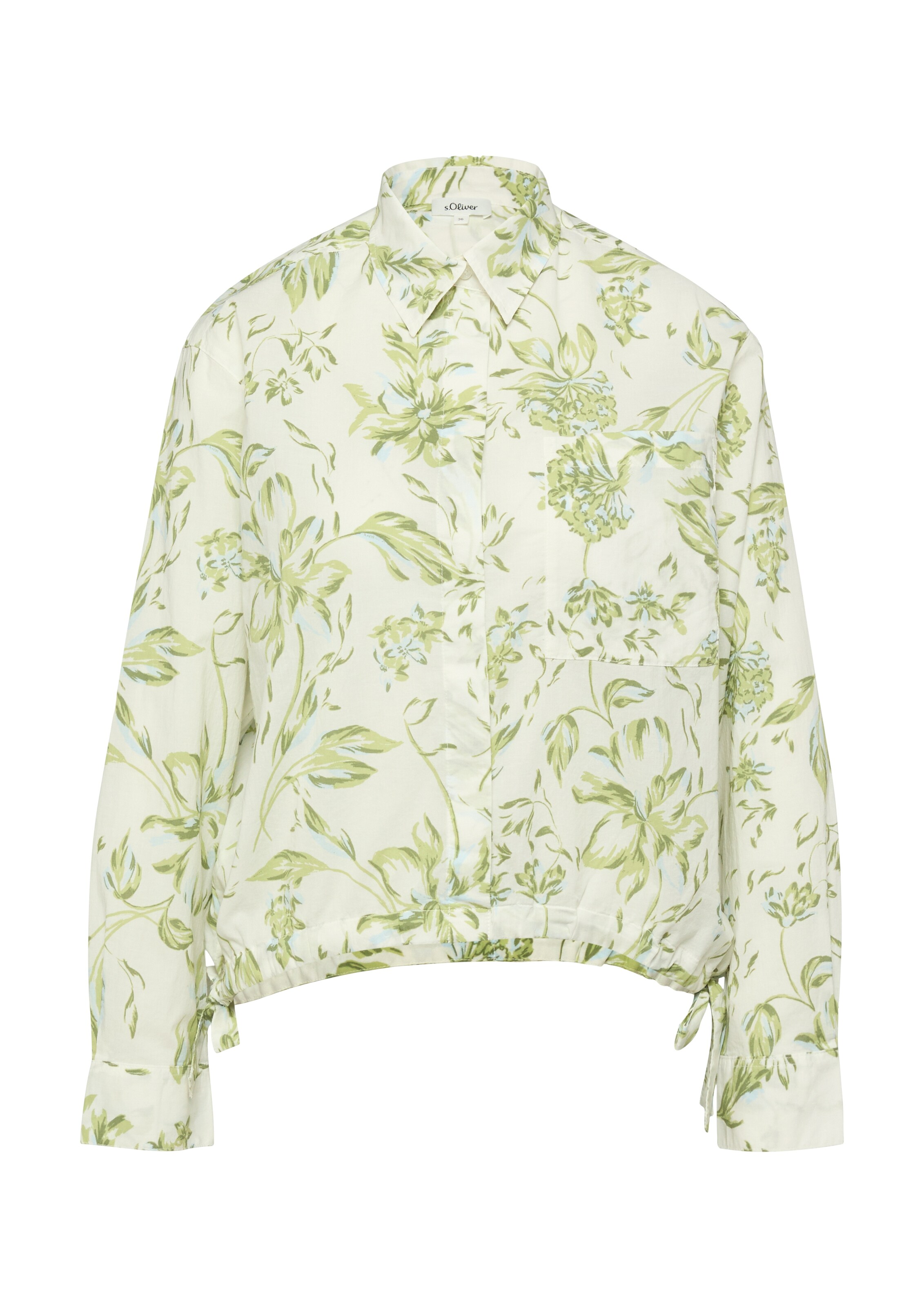 s.Oliver Bluse in Beige: Vorderseite