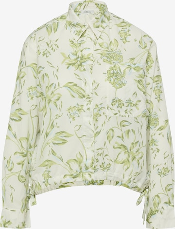 s.Oliver Bluse in Beige: Vorderseite