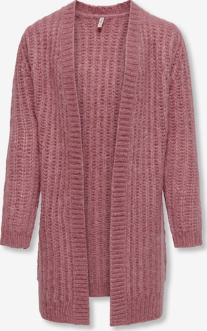 KIDS ONLY Knit Cardigan 'Chunky' in Pink: front