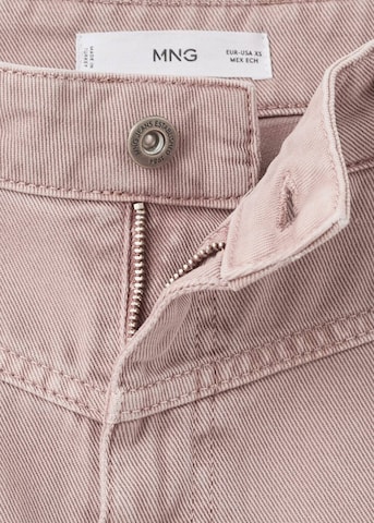 MANGO Wide leg Jeans 'Blair' in Pink