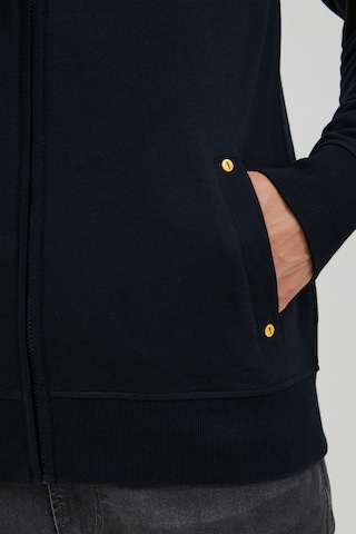 !Solid Zip-Up Hoodie 'KARIM' in Blue