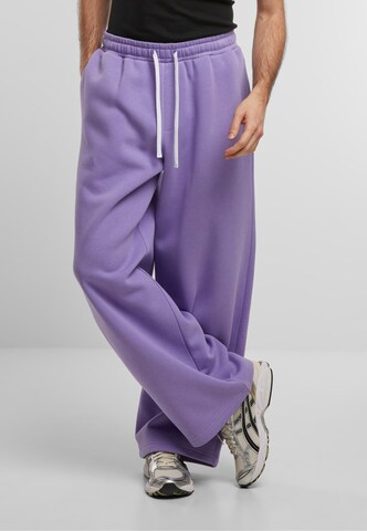 Wide leg Pantaloni di Urban Classics in lilla: frontale