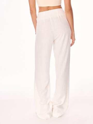 Wide Leg Pantalon 'Ora' mandragora en beige
